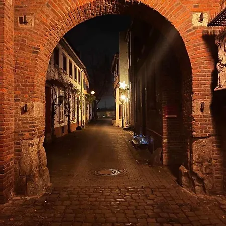 דירה Zons22 - Tiny Loft In Am Rhein Im Historischen Denkmal - Zwischen Koeln & Duesseldorf דורמאגן